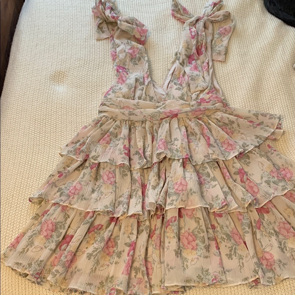 Petal & Pup Penelope Ruffle Mini Dress